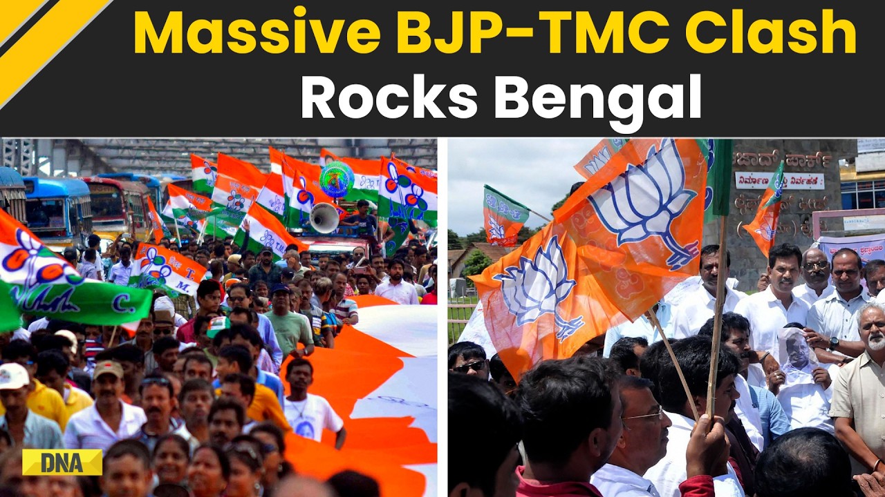 Bengal Election News: Violence Erupts In Bengal As BJP, TMC Workers Clash | BJP vs TMC