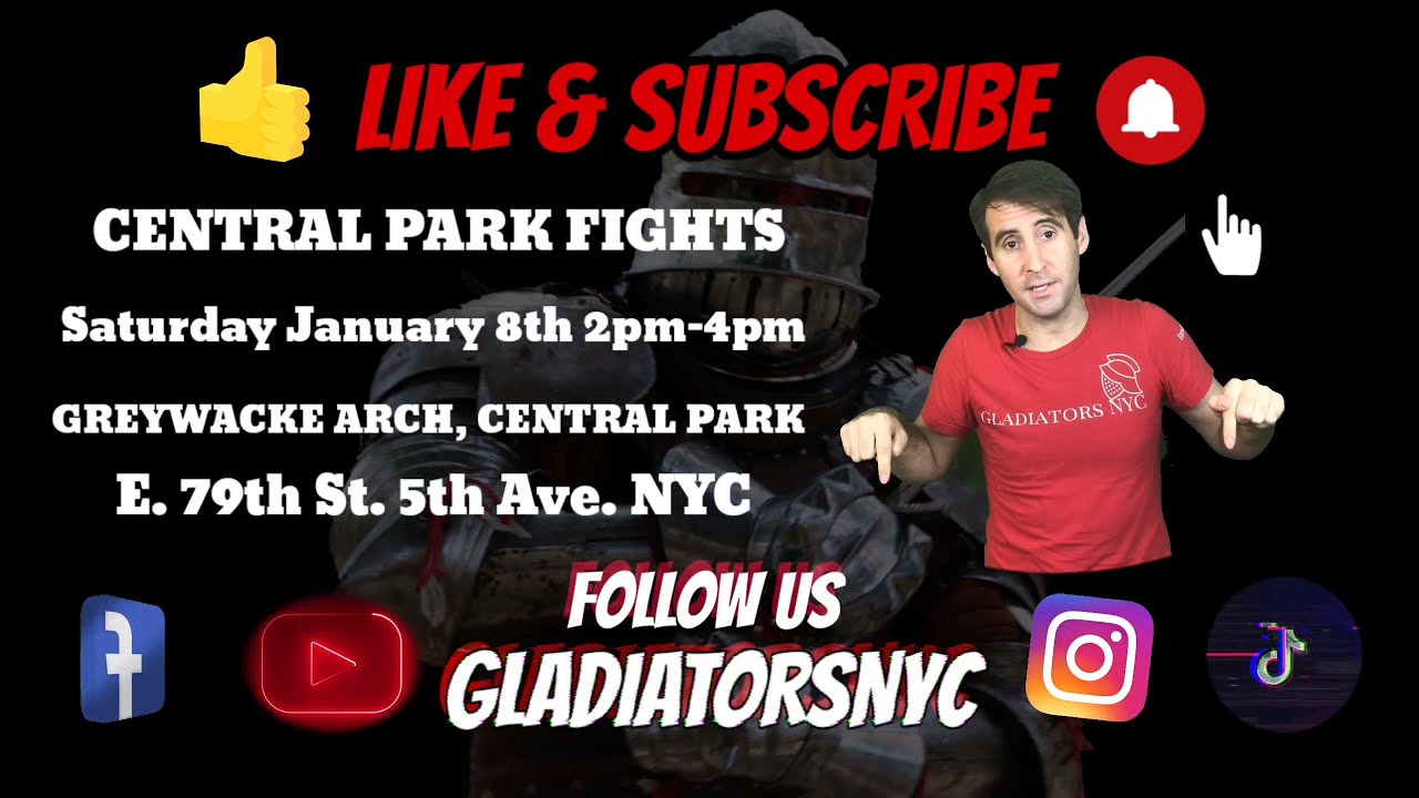 GLADIATORS NYC CENTRAL PARK FIGHTS LAST FIGHT OF THE YEAR REMASTERED