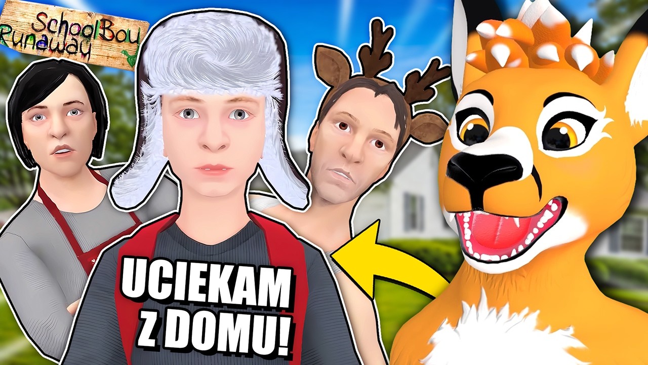 UCIEKAM Z DOMU PRZED ZŁYMI RODZICAMI! | SchoolBoy Runaway