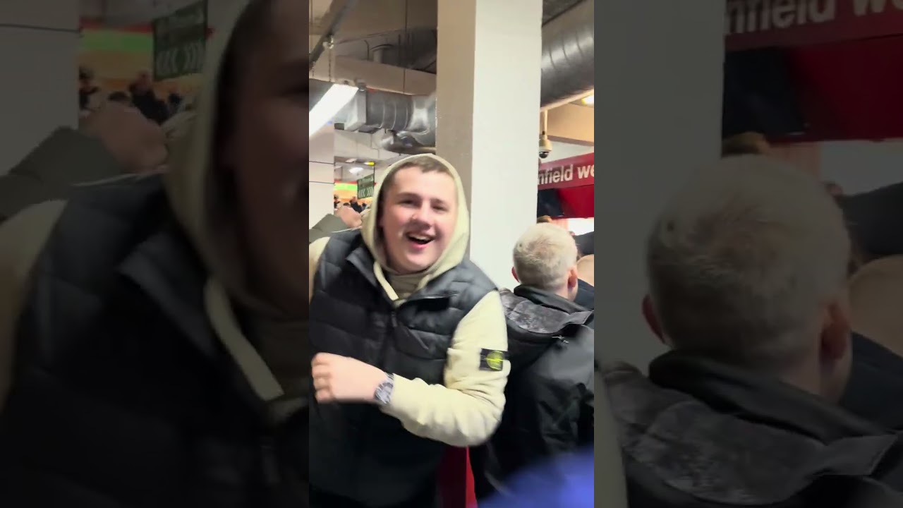 Newcastle United fans at Liverpool 