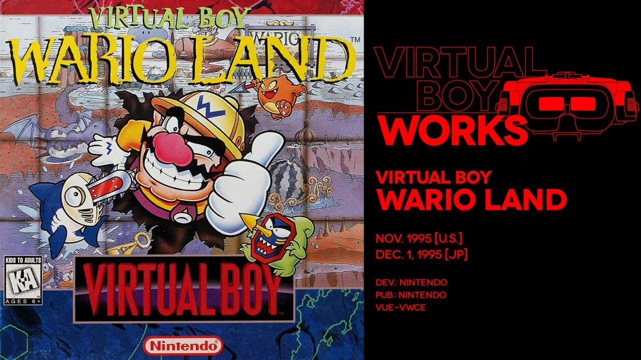 Virtual Boy Wario Land retrospective: Red-blooded WAAAAH-man | Virtual Boy Works #08