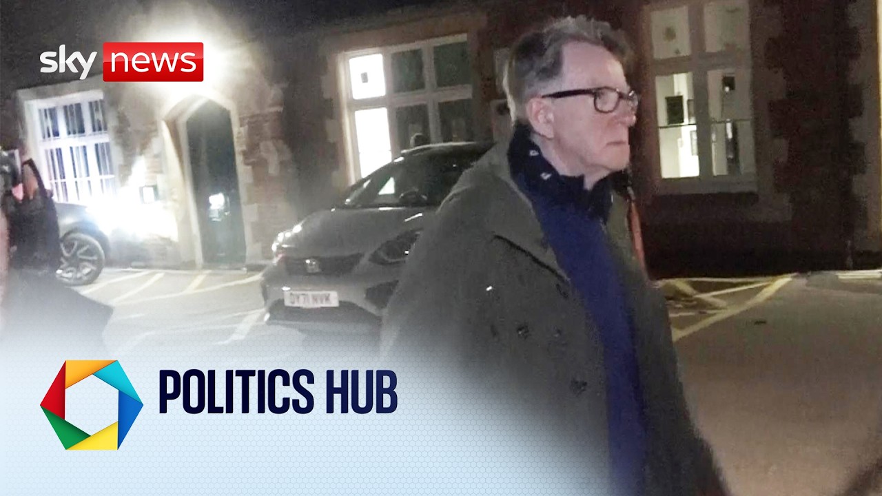 Sky News challenges Peter Mandelson over Epstein links | Politics Hub
