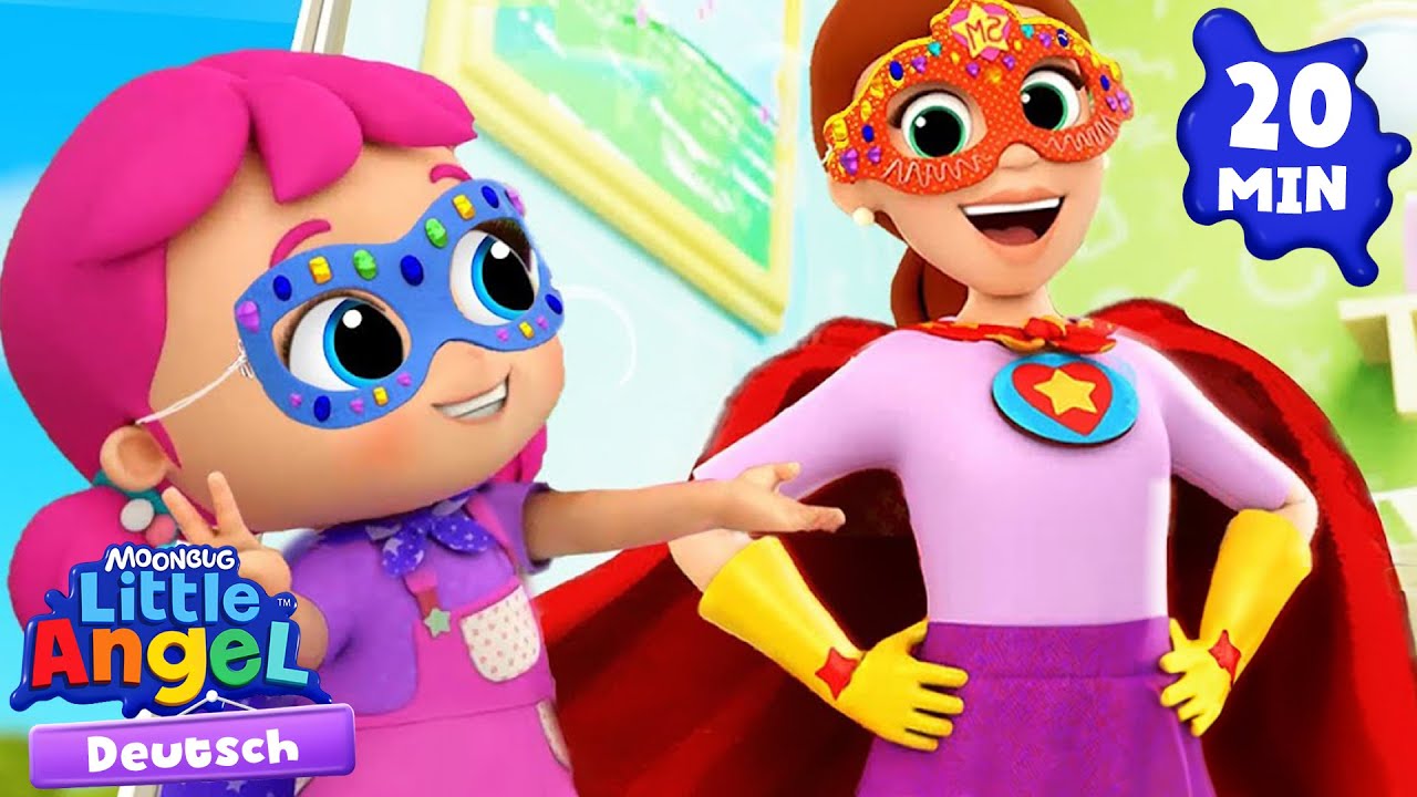 Super-Mama! Muttertag 🤱 Kinderlieder mit Klein Joni | Little Angel Deutsch