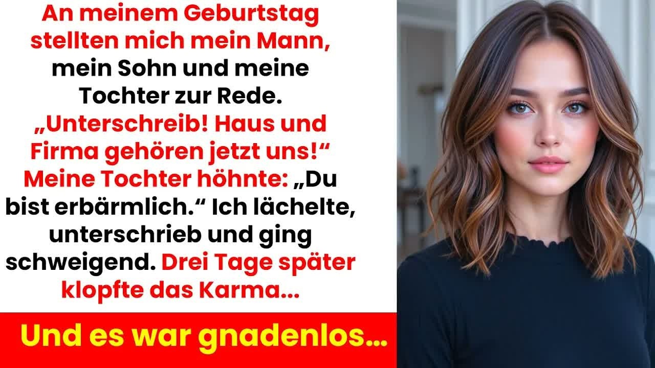 Sie nahmen mir alles doch drei Tage später klopfte das Karma an ihre Tür…