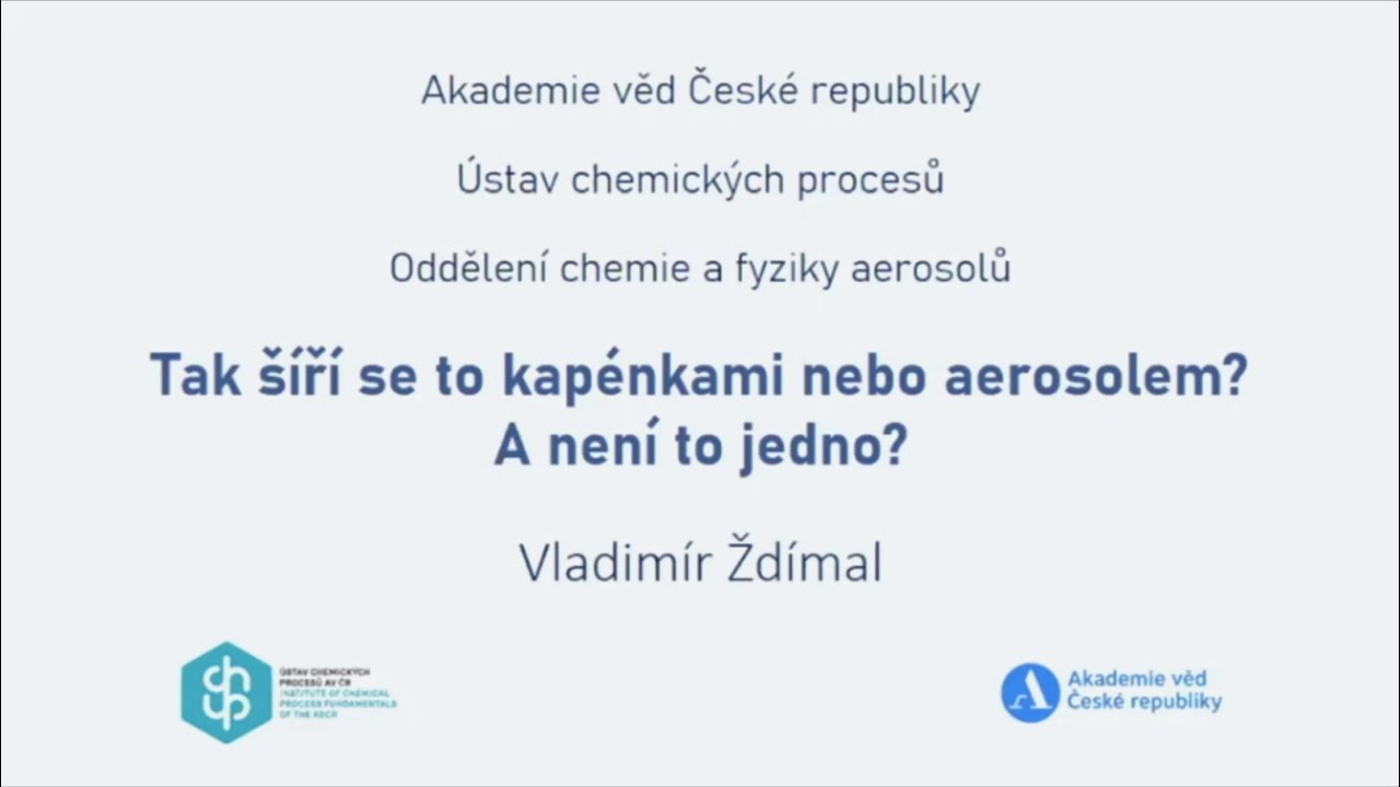 Tak šíří se to kapénkami nebo aerosolem? A není to jedno?