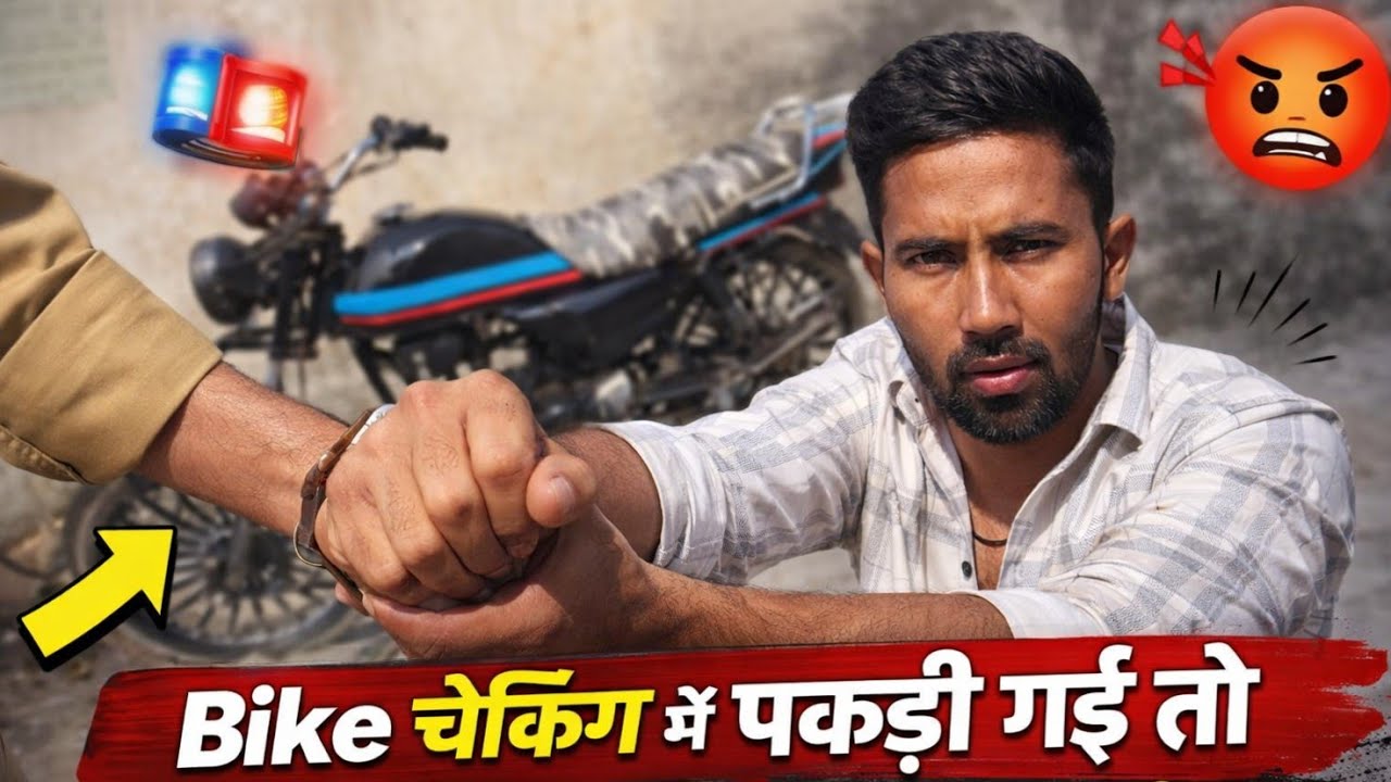 Lene ke dene pad jayenge agar bike checking me padki gayi to