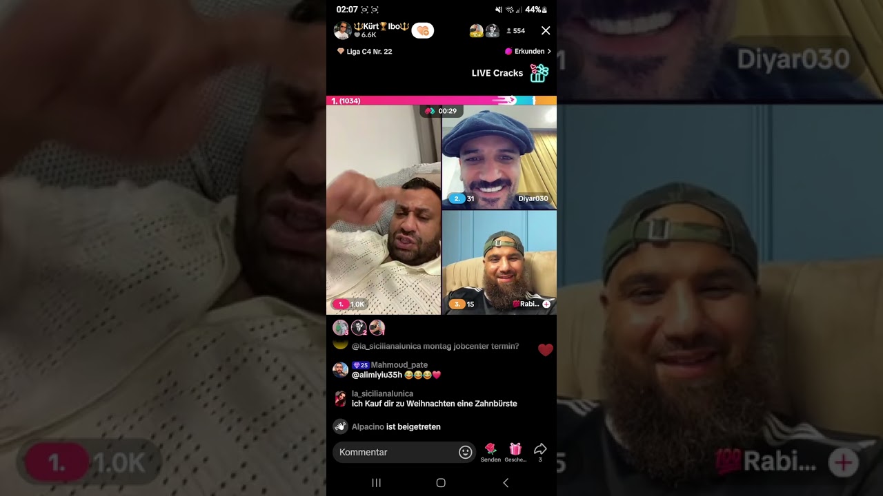 KHEIR‼️ Zwischen YASSER ABOU CHAKER vs PAPAKRALLE und NABIL.S‼️ KÜRT IBO exposed facetime bild‼️
