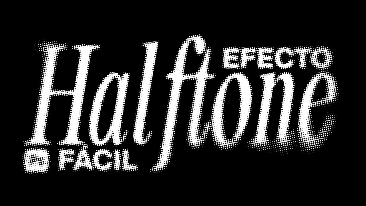 ¡Aprende el Efecto Halftone en Photoshop en 3 MINUTOS!