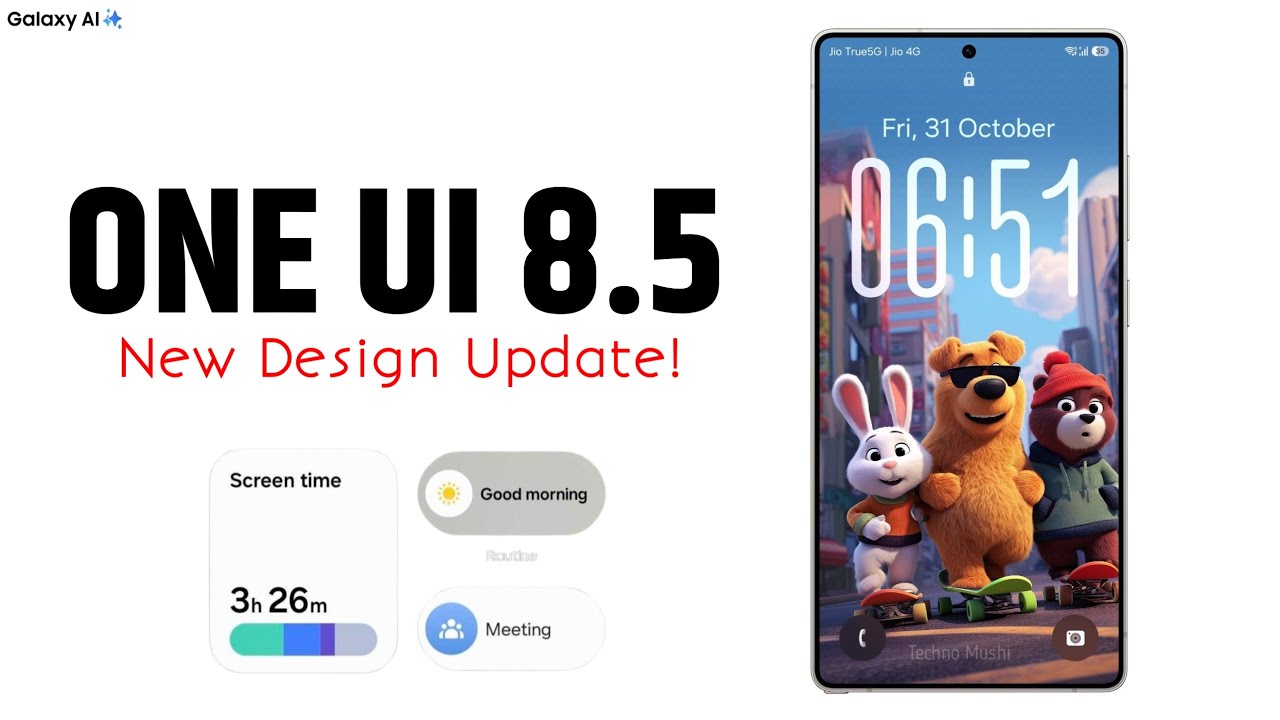 ONE UI 8.5 УЖЕ ЗДЕСЬ: САМЫЙ ГРАНДИОЗНЫЙ редизайн ЗА ВСЕ ВРЕМЯ!