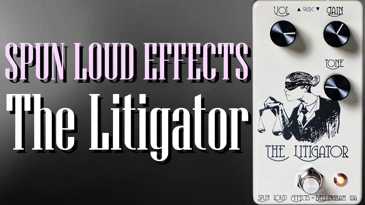 Harsh Tones || Spun Loud Effects Litigator Overdrive || Pedal Demo Video