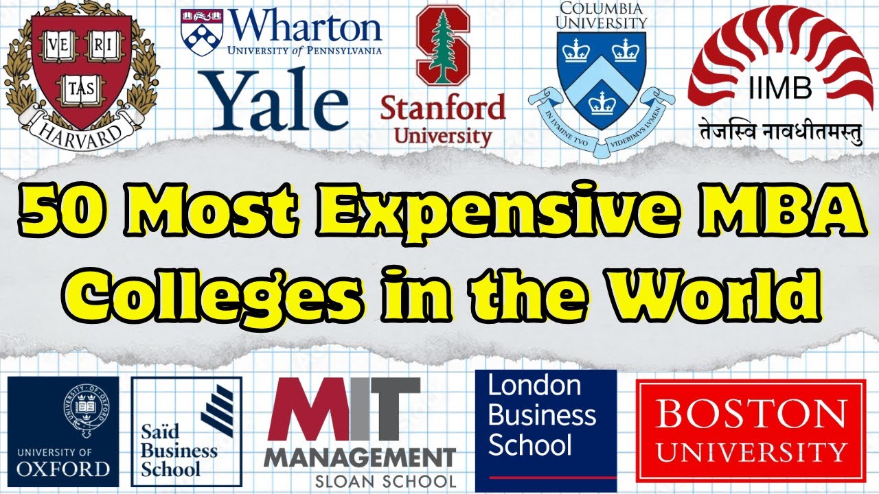 Top 50 Most Expensive MBA Colleges in the World