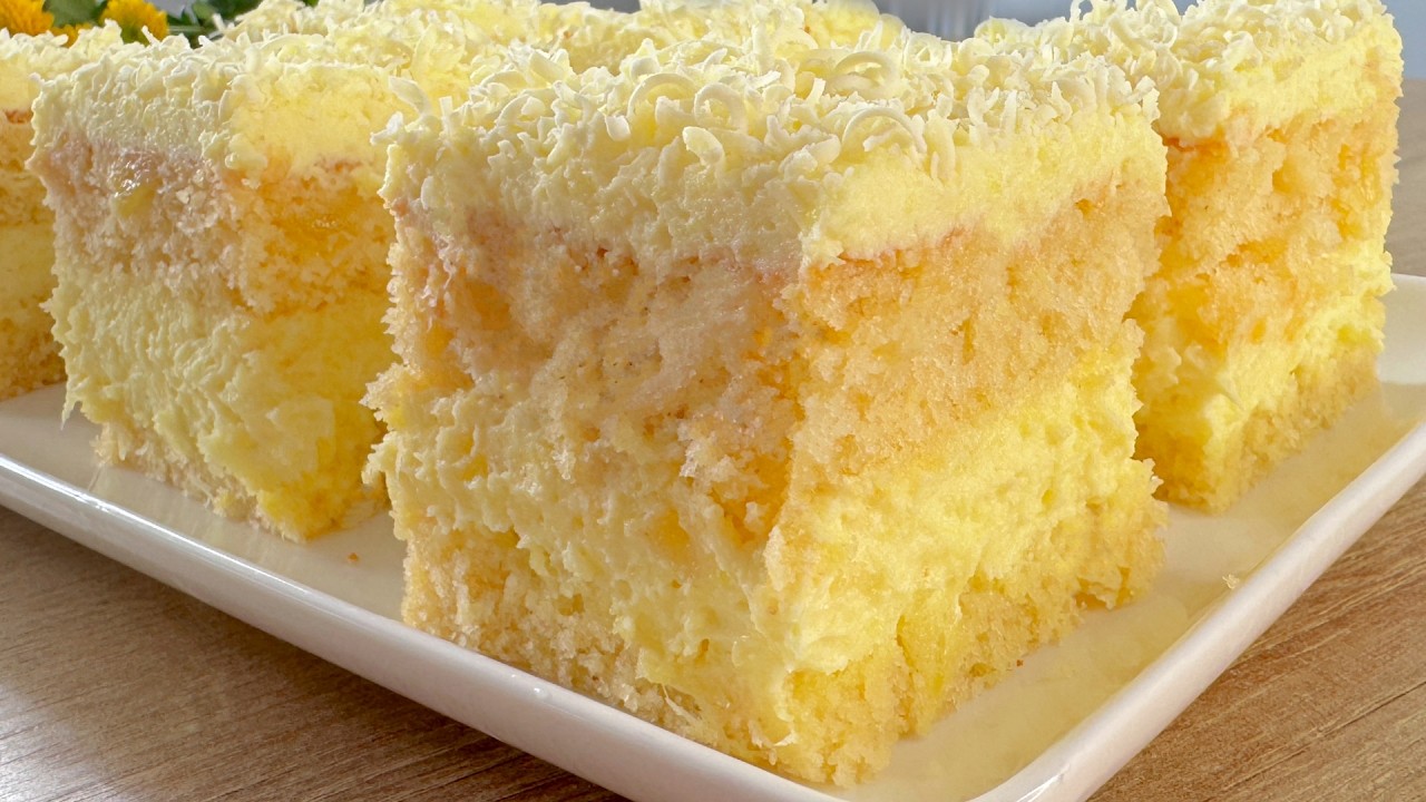 Easy Pineapple Cake &ndash; Soft, Juicy & Perfect for Spring