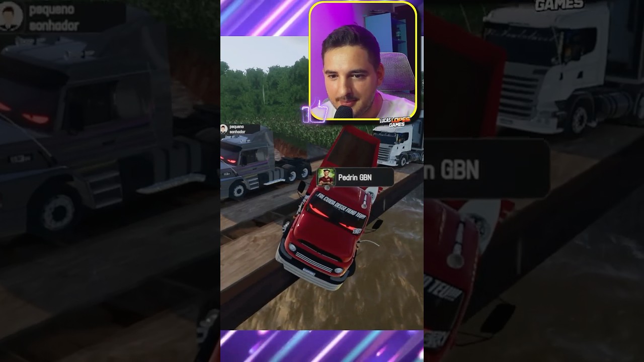😱 QUASE CAIU DA PONTE NO GLOBAL TRUCK ONLINE! #globaltruckonline #automobile #simulador