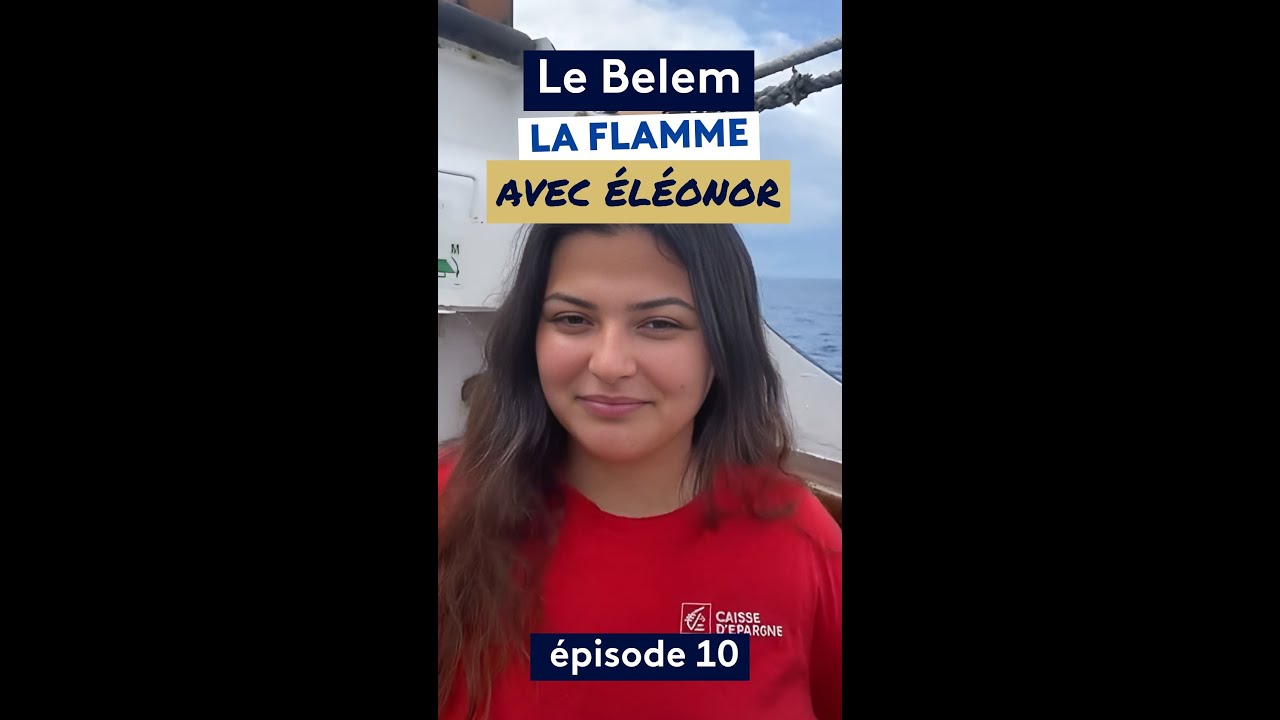 La traversée de la flamme olympique sur le Belem - épisode 10