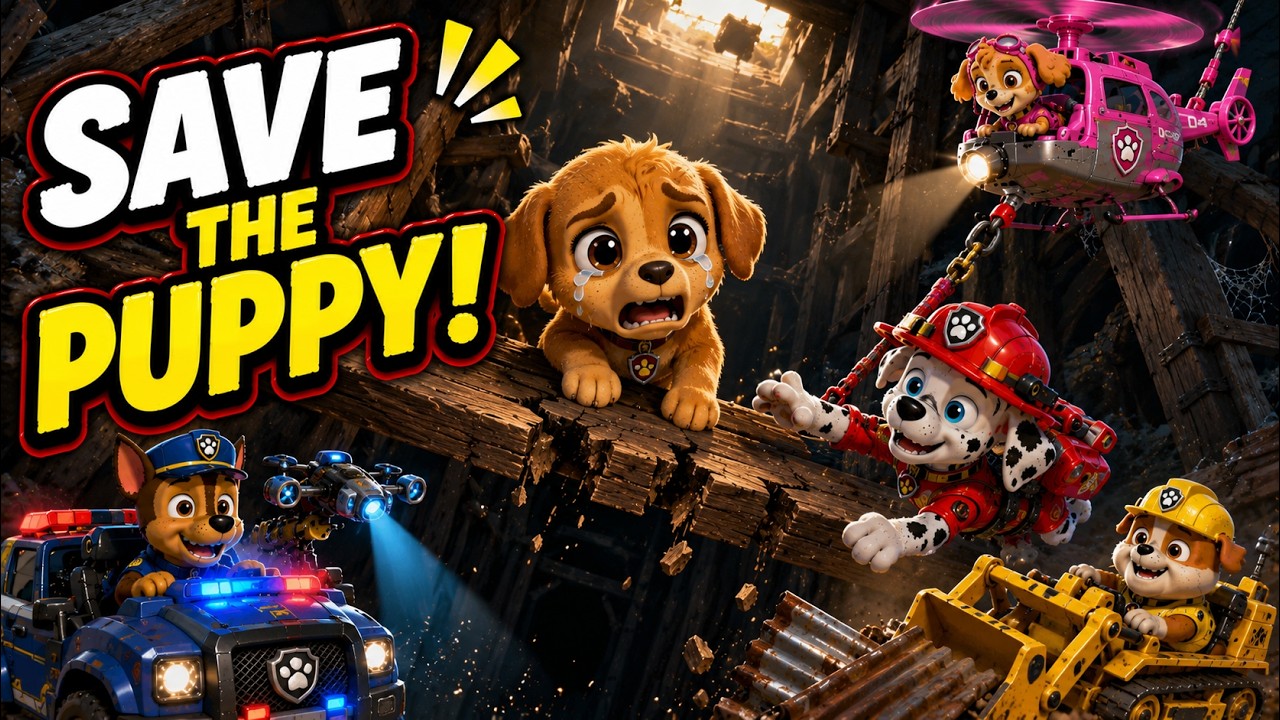🐶 Can the Team Save the Lost Puppy from the Abandoned Mine Shaft? | Hero Paws Rescue
