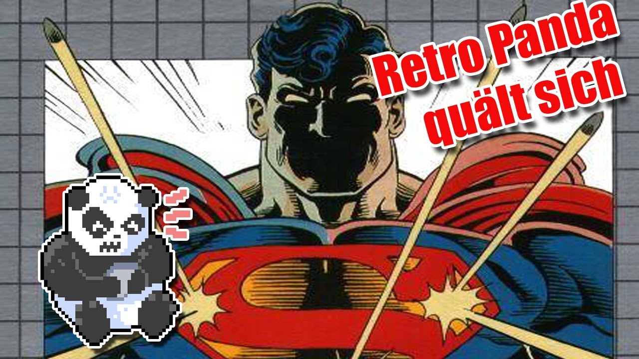 Uff was für ein mieses Spiel! Retro Panda quält sich: Superman (Game Gear)!