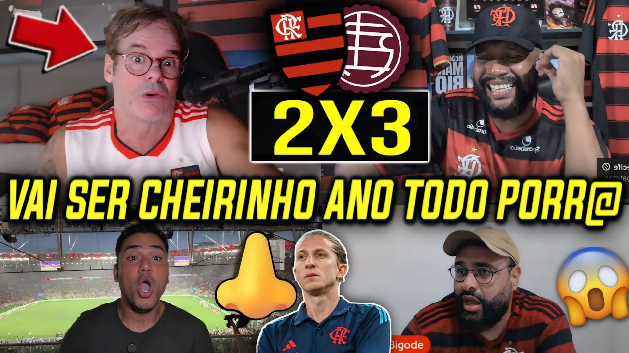 VAMOS RIR?! REA&Ccedil;&Otilde;ES DOS FLAMENGUISTAS NO VICE DA RECOPA! REACT FLAMENGO 2X3 LAN&Uacute;S 