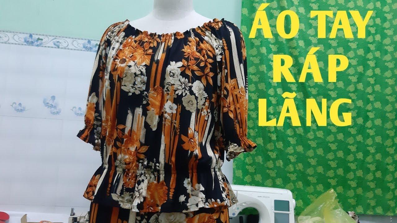 205/CẮT MAY ĐỒ BỘ NỮ /CẮT MAY ÁOTAY RÁP LĂNG CỔ THUYỀN TAY DÚN CỔ DÚN/ ĐAM MÊ MAY VÁ HANA NGUYÊN