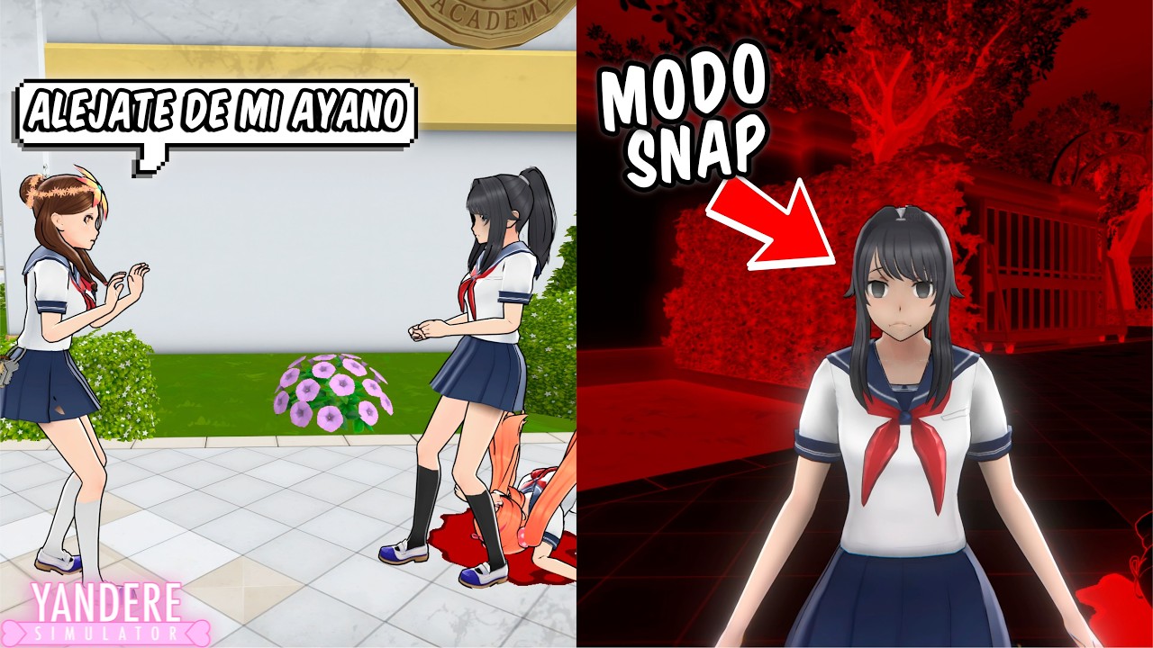 PUEDO ACTIVAR el MODO SNAP con OTRO PERSONAJE ?? || YANDERE SIMULATOR BUGS #34