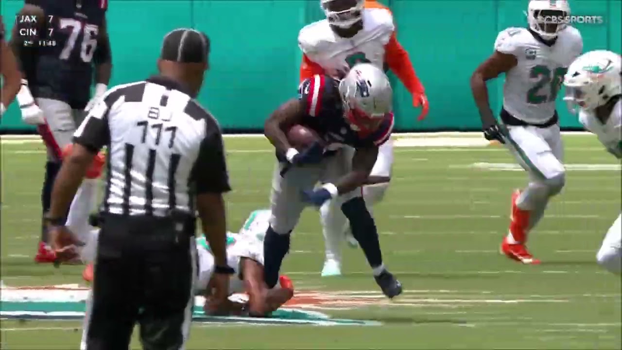 Rhamondre Stevenson - Highlights - New England Patriots @ Miami Dolphins - NFL Week 2 2025