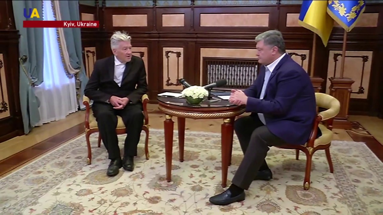 David Lynch Meets With President Poroshenko