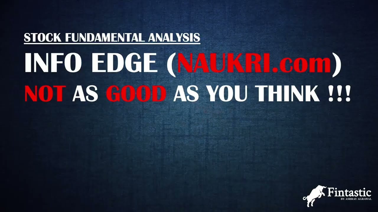 Info Edge (Naukri) Fundamental Analysis (2022) | Why Info Edge stock is falling