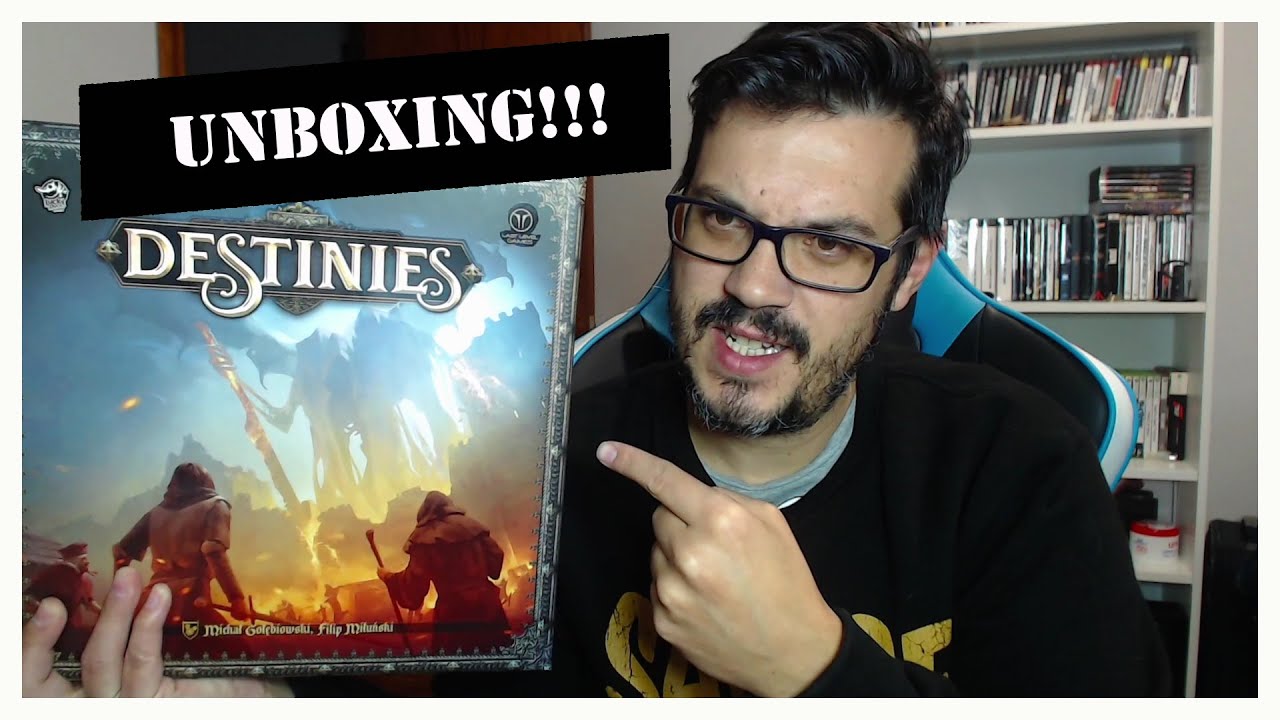 DESTINIES UNBOXING JUEGO DE MESA MUY BARATO y BUENÍSIMO