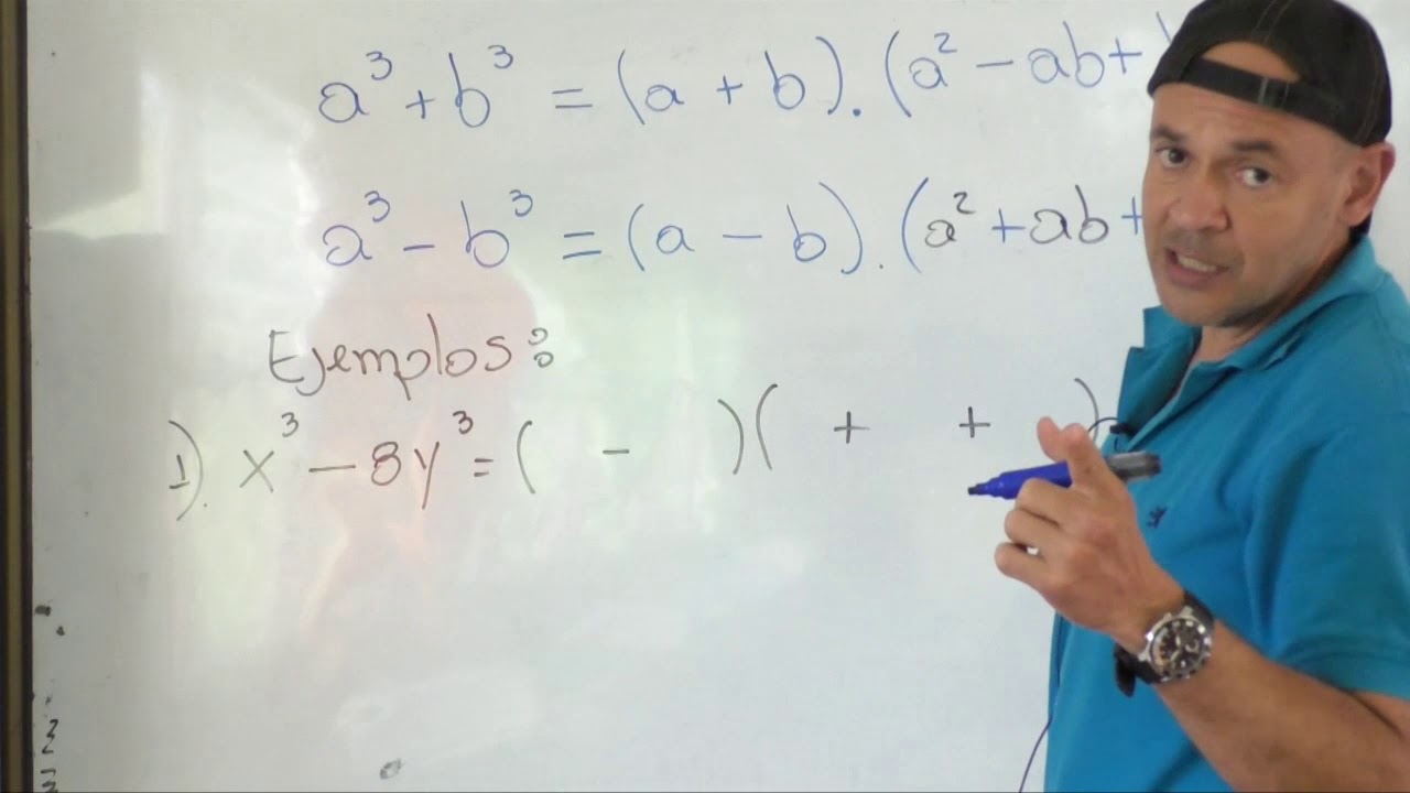 Clase de Matemáticas grado Octavo  Factorización suma y diferencia de cubos