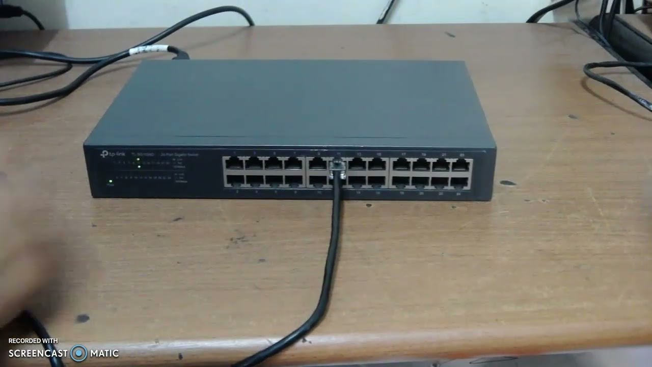 Switch hub TP Link TL-SG1024D unmanage Gigabit