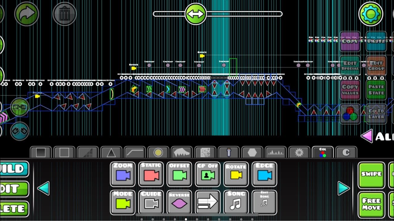 I making my geometry dash map