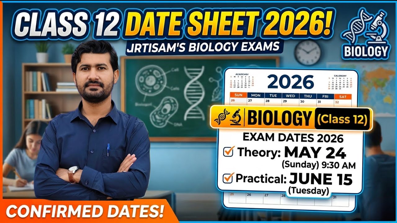 Date sheet 2026 Class 12