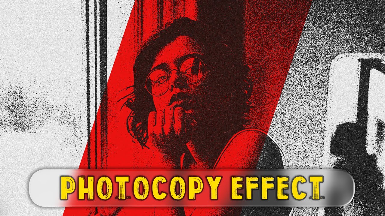 Grungy XEROX/PHOTOCOPY Effect | Photoshop Tutorial