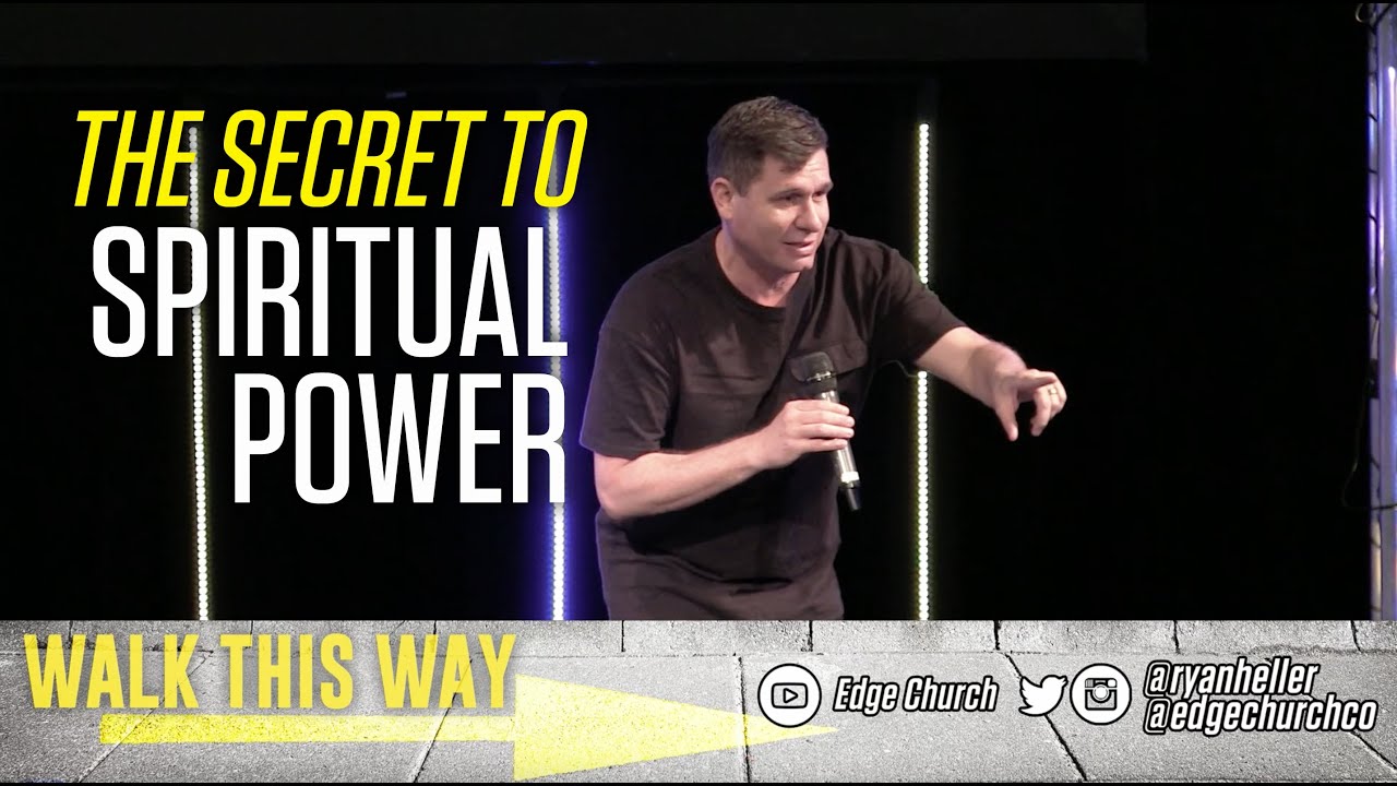 Walk This Way: The Secret To Spiritual Power: Mark 1:35-39