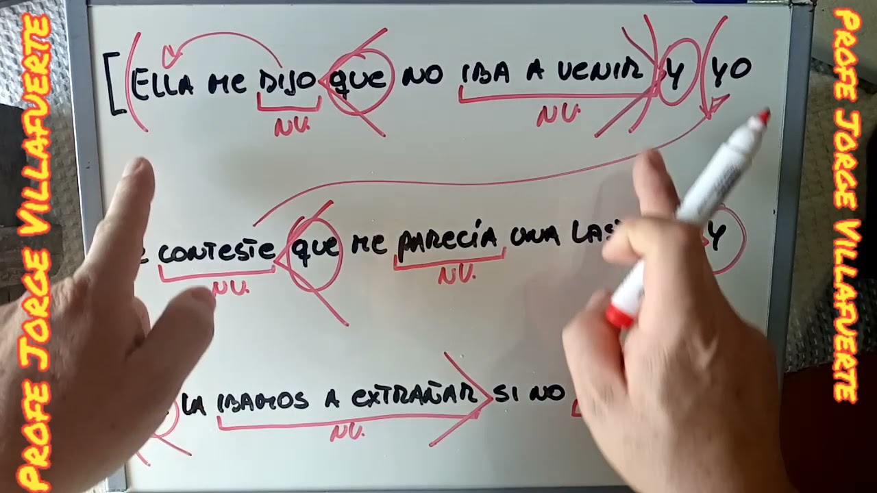 Análisis Sintáctico de Proposiciones Subordinadas Sustantivas y Adverbiales 1° parte (Orion)