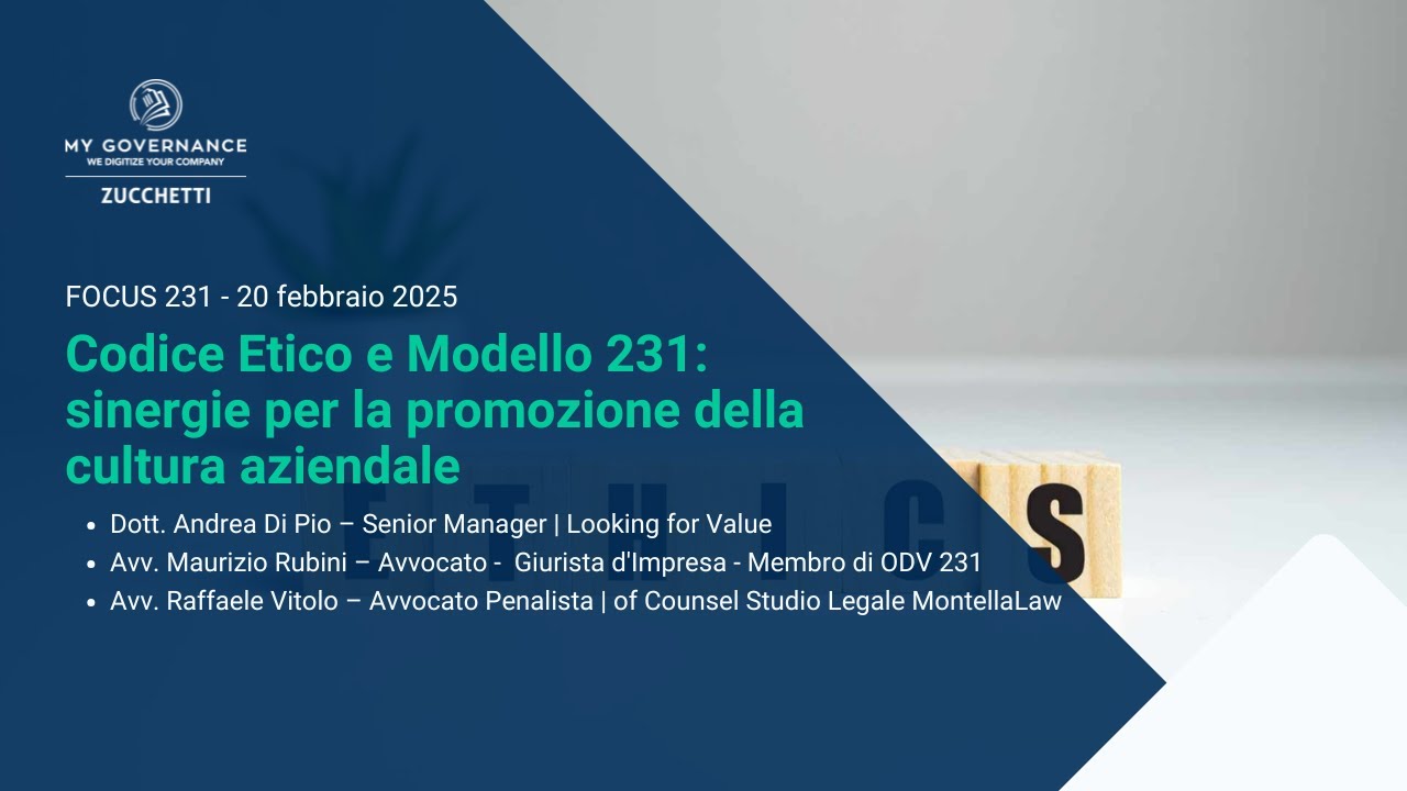 Codice Etico e Modello 231: sinergie per la promozione della cultura aziendale