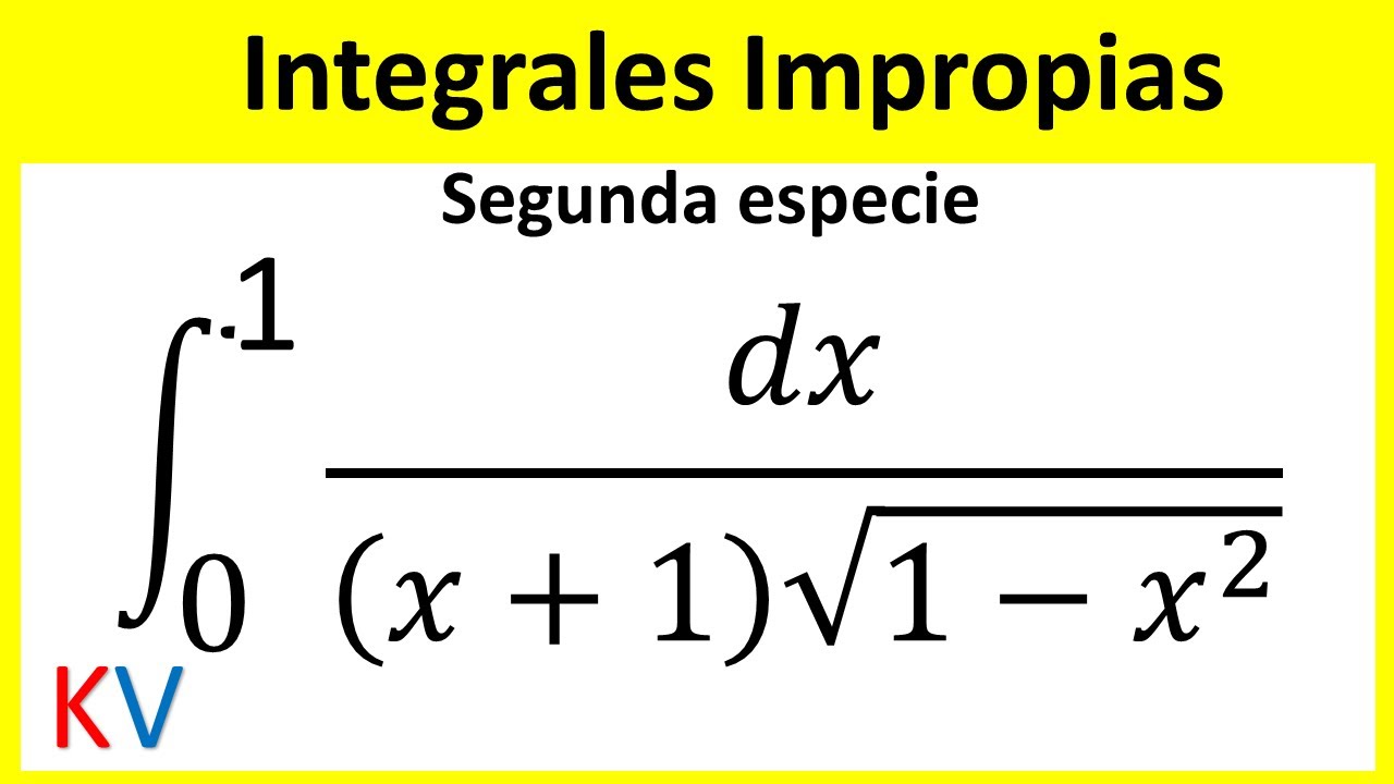 INTEGRALES IMPROPIAS de Segunda Especie | CRITERIO DE COMPARACION