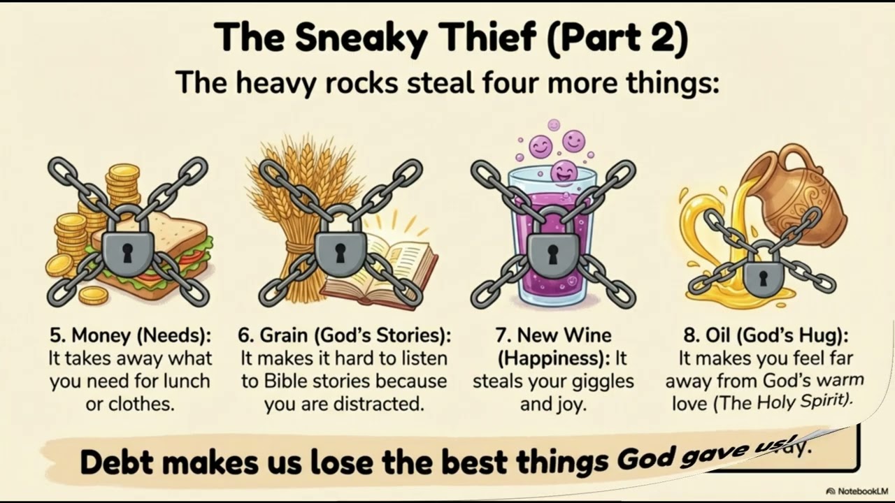 Heavy Rocks vs. Light Balloons! 🪨🎈 | God Wants You FREE! (No Debt) | Kids Bible Guide