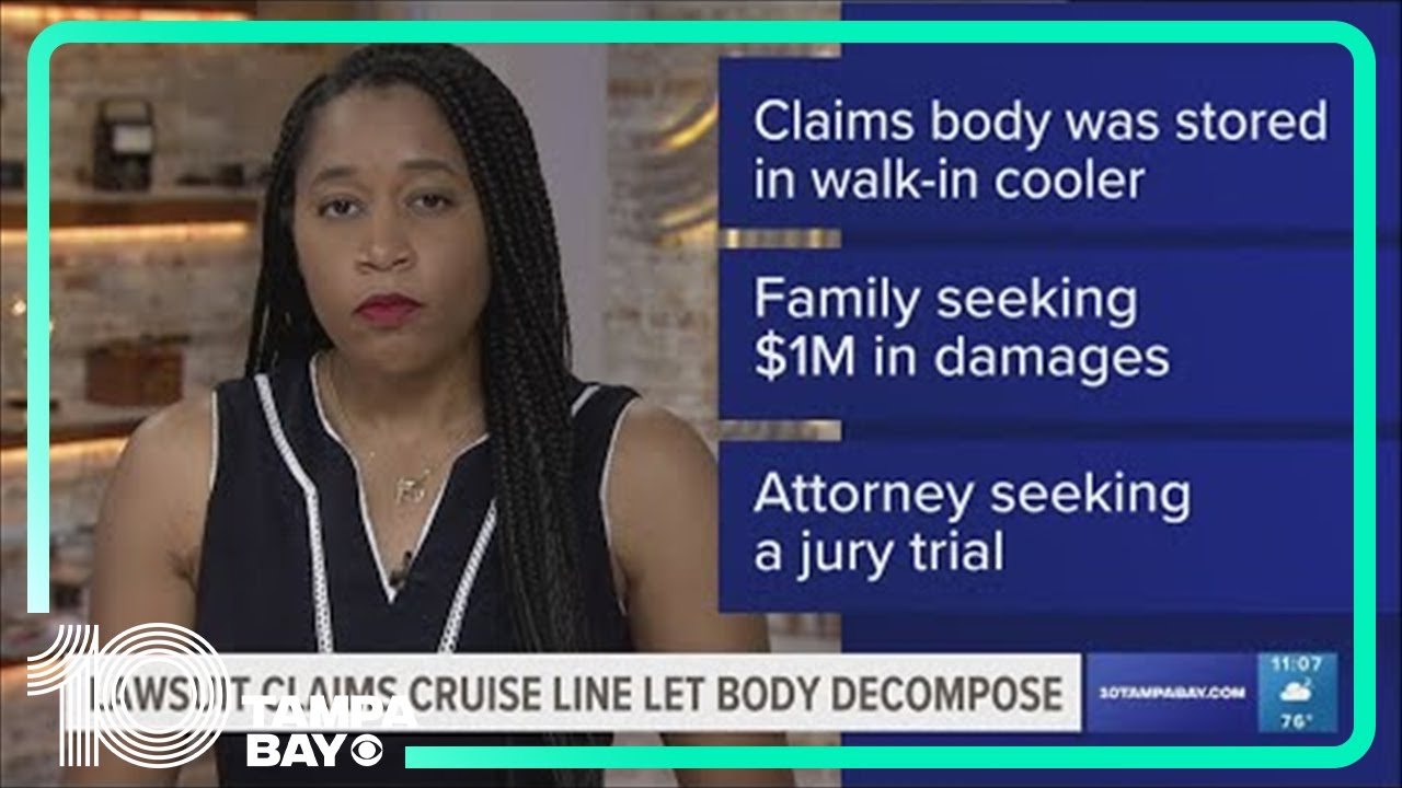 Cruise line let passenger's body decompose, lawsuit says