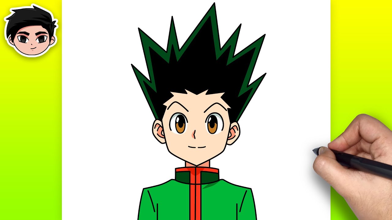 How To Draw GON FREECSS | Hunter x Hunter - Easy Tutorial