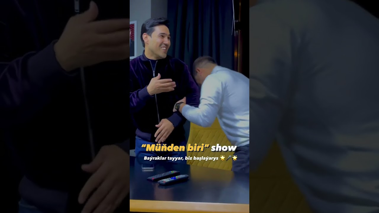 Turkmenistanda ilkinji ses baslesigi.MUNDEN BIRI show.Ahli maglumatlar barde