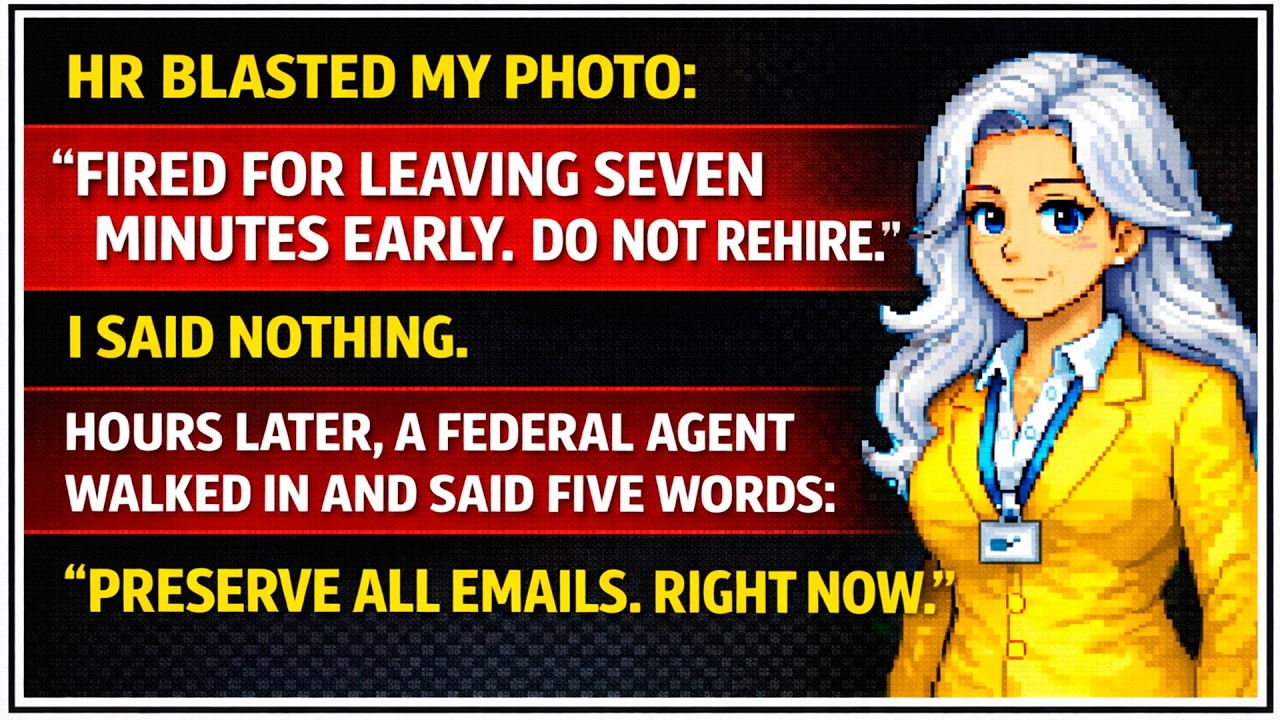 HR Fired Me for Leaving 7 Minutes Early — Hours Later, a Federal Agent Walked In