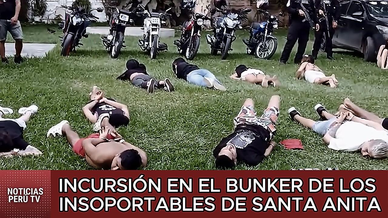 Capturan A Banda Criminal En EL BUNKER DE LOS INSOPORTABLES DE SANTA ANITA