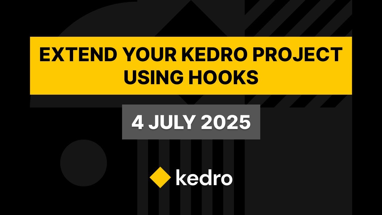 Extend your Kedro project using Hooks
