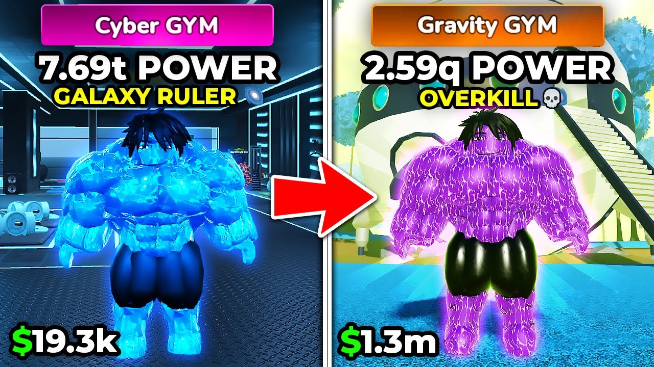 Я открыл НОВЫЙ спортзал «Гравитация» в первом обновлении Gym League! (Roblox)