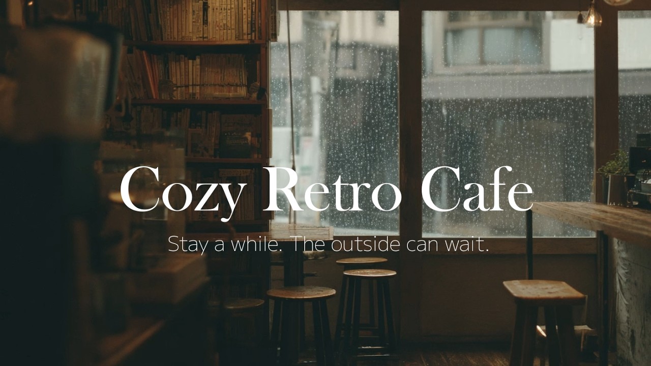 Cozy Retro Cafe Jazz | Drizzly Afternoon in Tokyo — for Study, Relaxation & Work