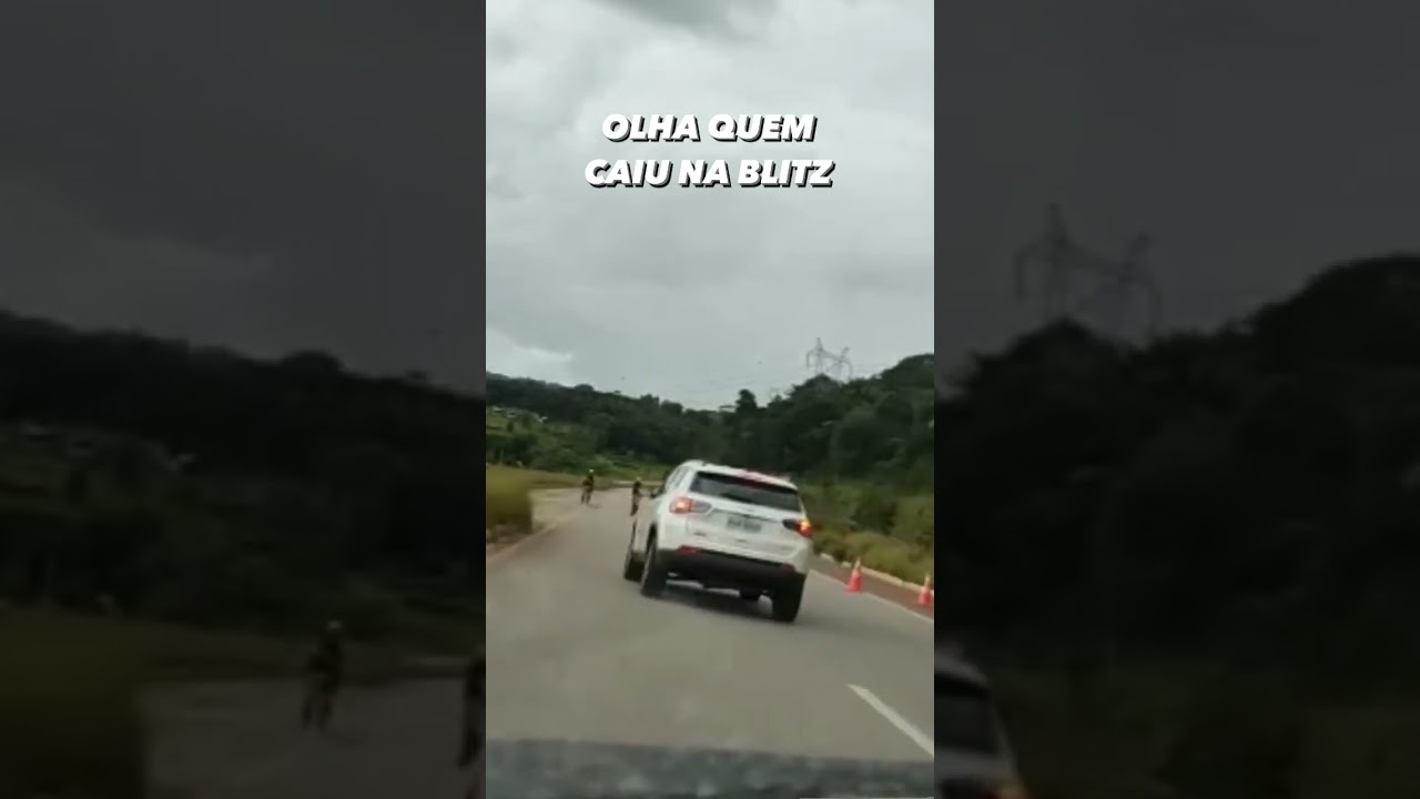 Policial Rodovi&aacute;rio Cai Na Blitz