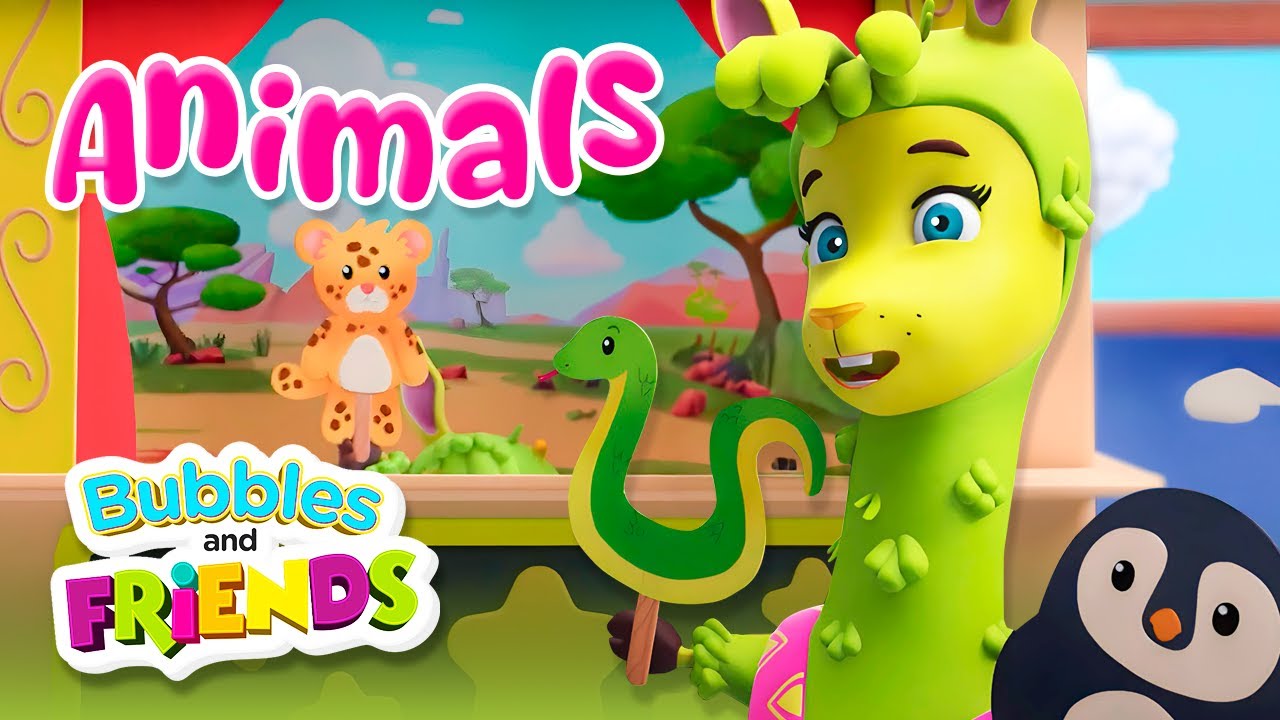 Let's Explore the World of Animals with Bubbles and Friends! | Full Episode + Song for Kids
