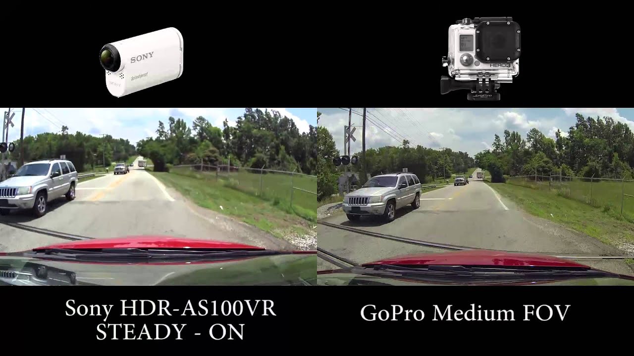 GoPro Hero 3 vs Sony HDR AS100V
