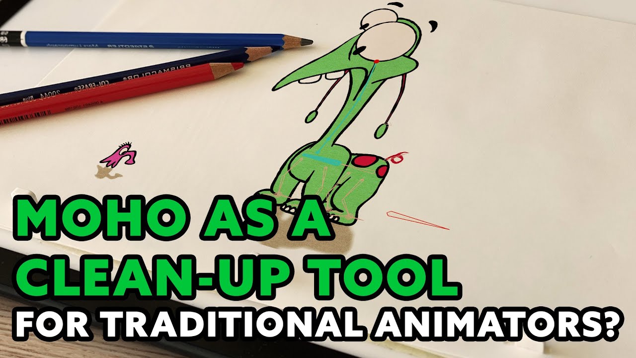 Moho as a Clean-Up Tool for Traditional Animators? (Making of 