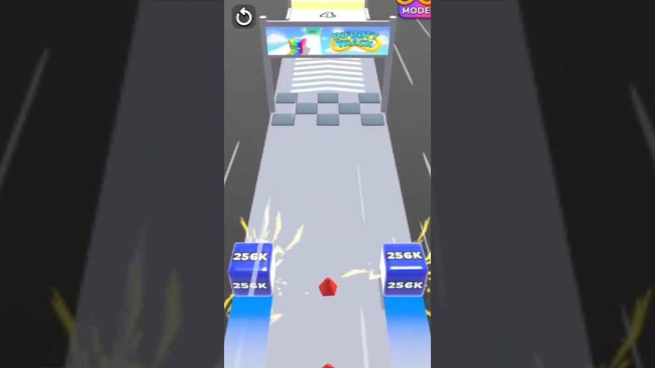 Jelly Run 2048 Infinity Game Cube Android IOS walktrogh #gameplay #trending #anirok #short #jelly